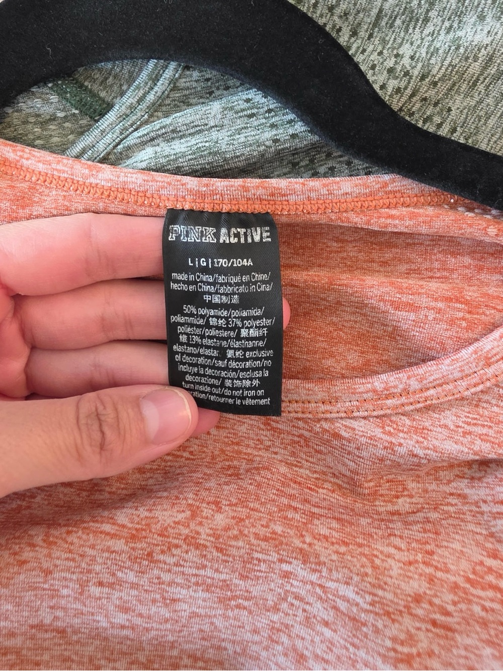 4 set of PINK Victoria's Secret Cropped Long-Sleeve Crew Workout Shirts - Picture 7 of 7